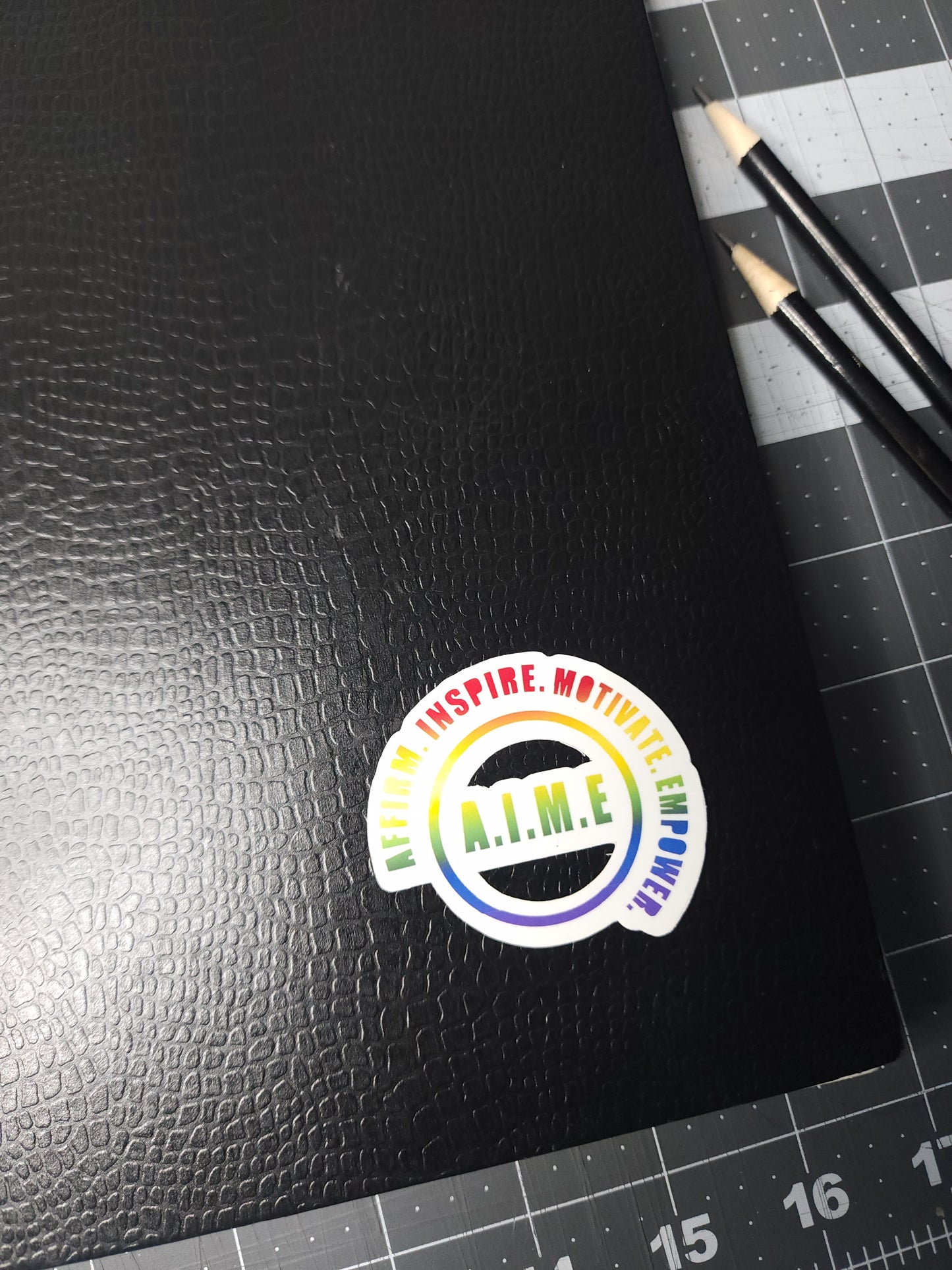 A.I.M.E. Vinyl Laptop Stickers