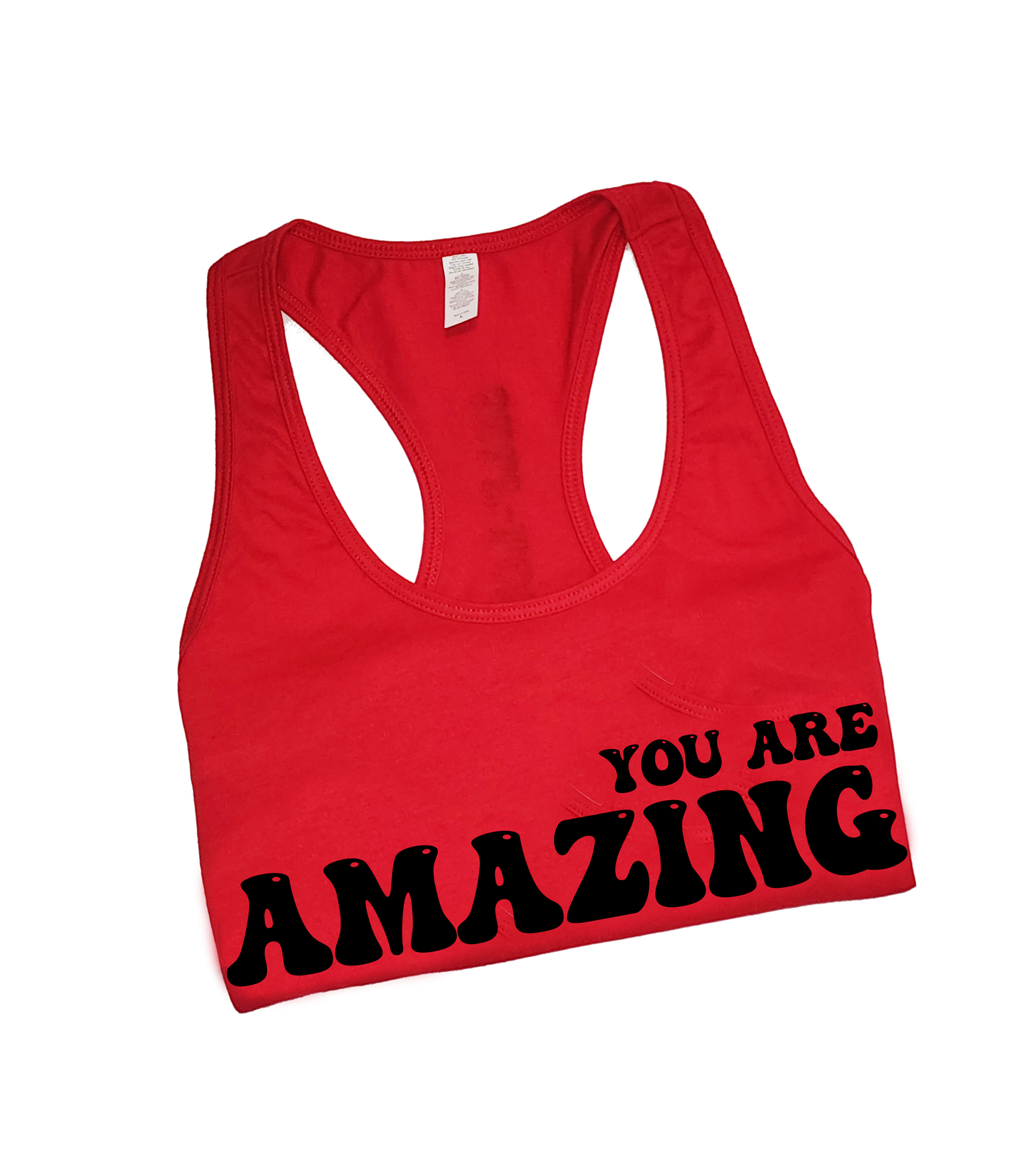 Women's You Are Amazing Tank Top (Black 3D Vinyl)