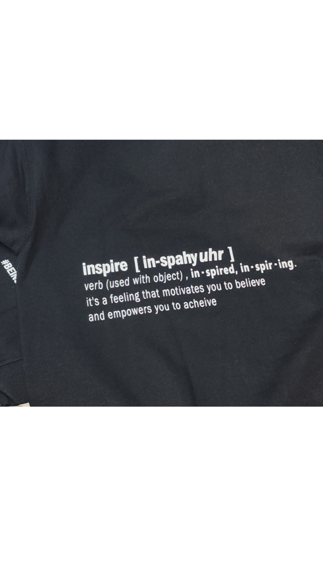 Mens and Womens Be Inspired Sweatshirt