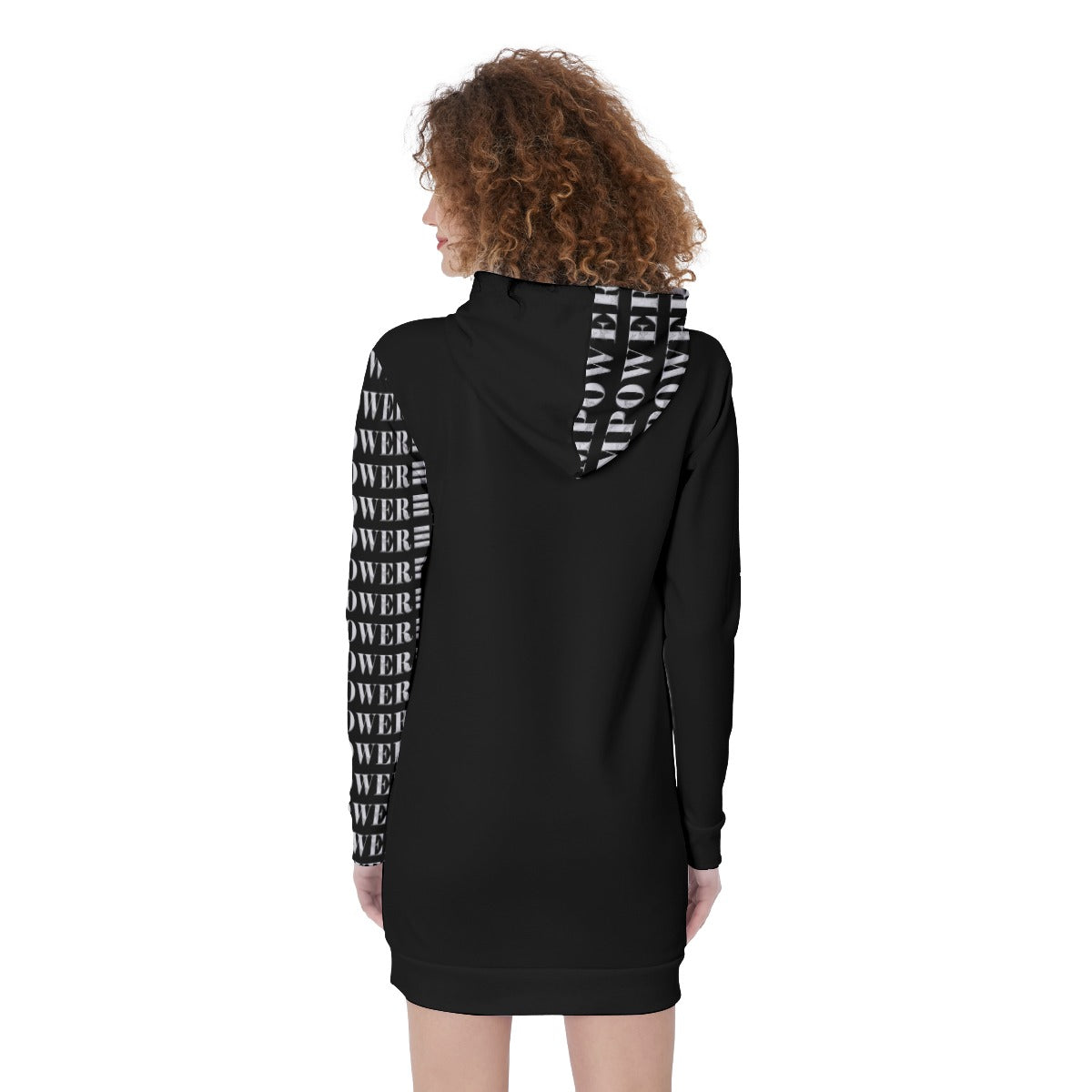 Black Women's Hoodie Dress
