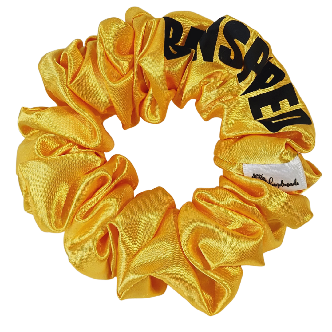 Yellow Be Inspired XL Hair Scrunchies