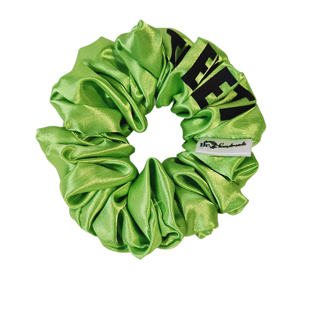 Apple Green Be The Exception Mini Scrunchies