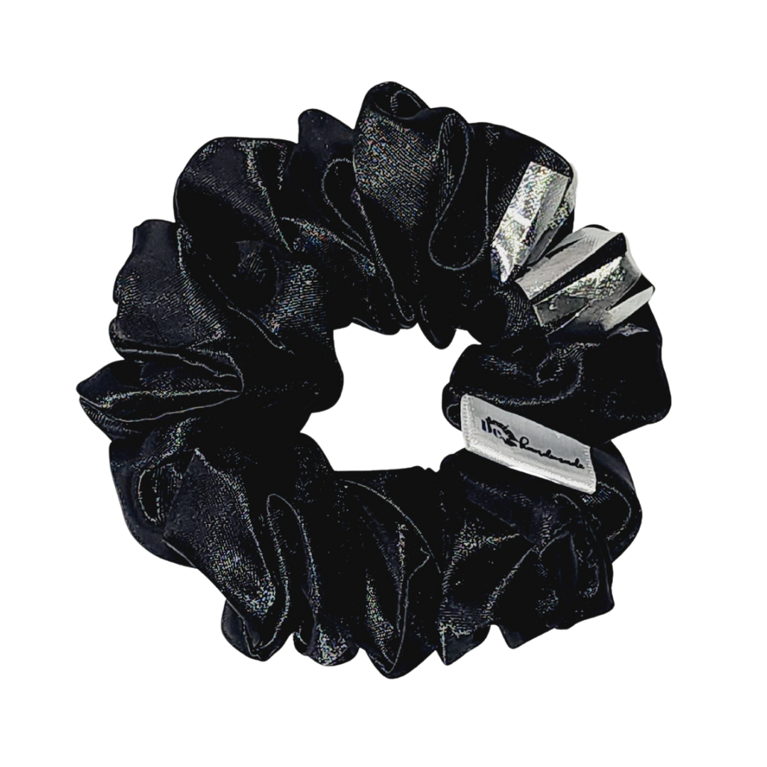 I Am Elegance Black MINI Hair Scrunchies