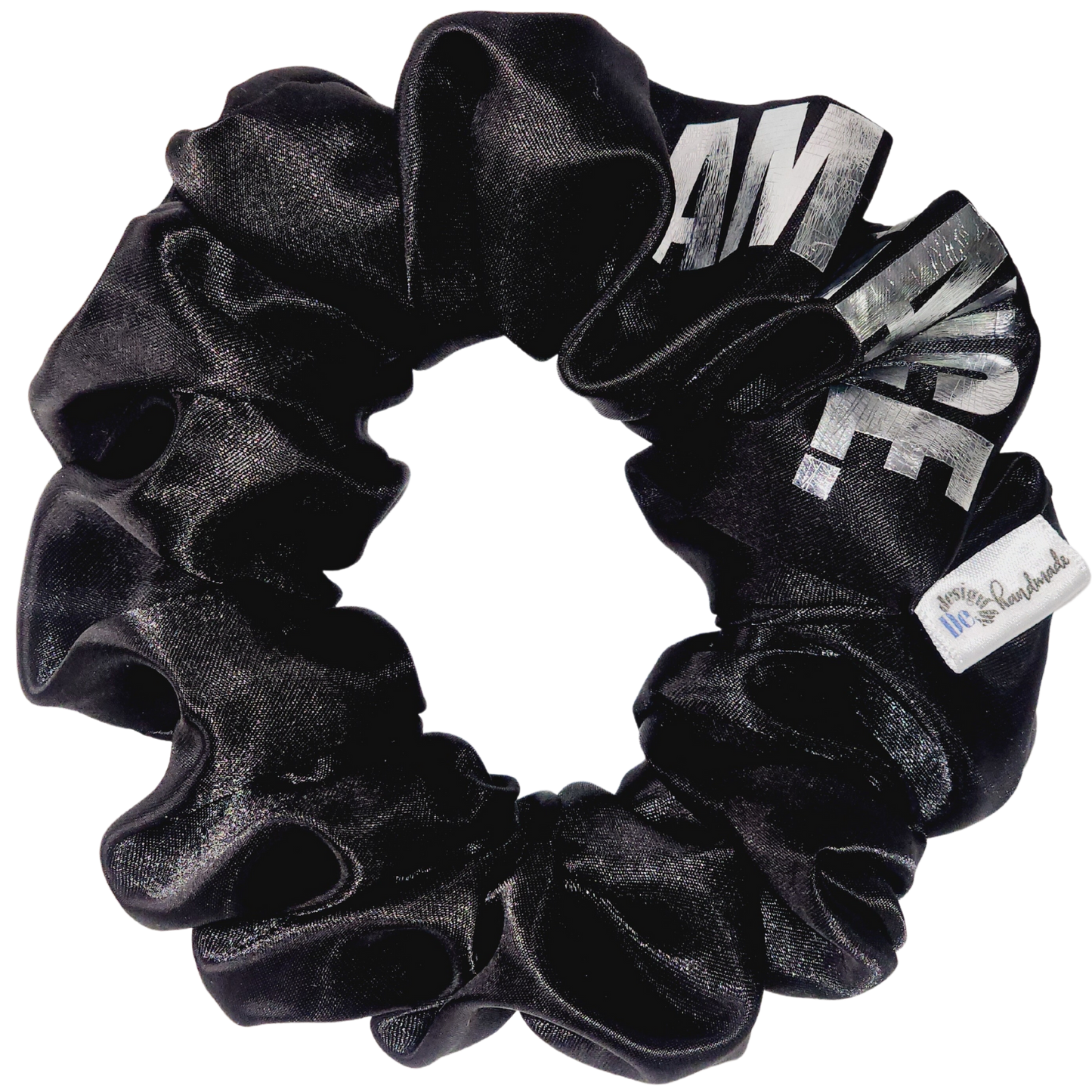 I Am Elegance XL Black Hair Scrunchies