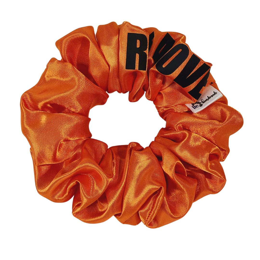 Rise Above REG Orange Hair Scrunchies