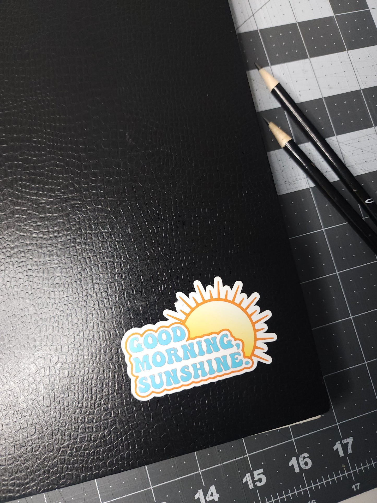 Good Morning Sunshine Vinyl Laptop Sticker