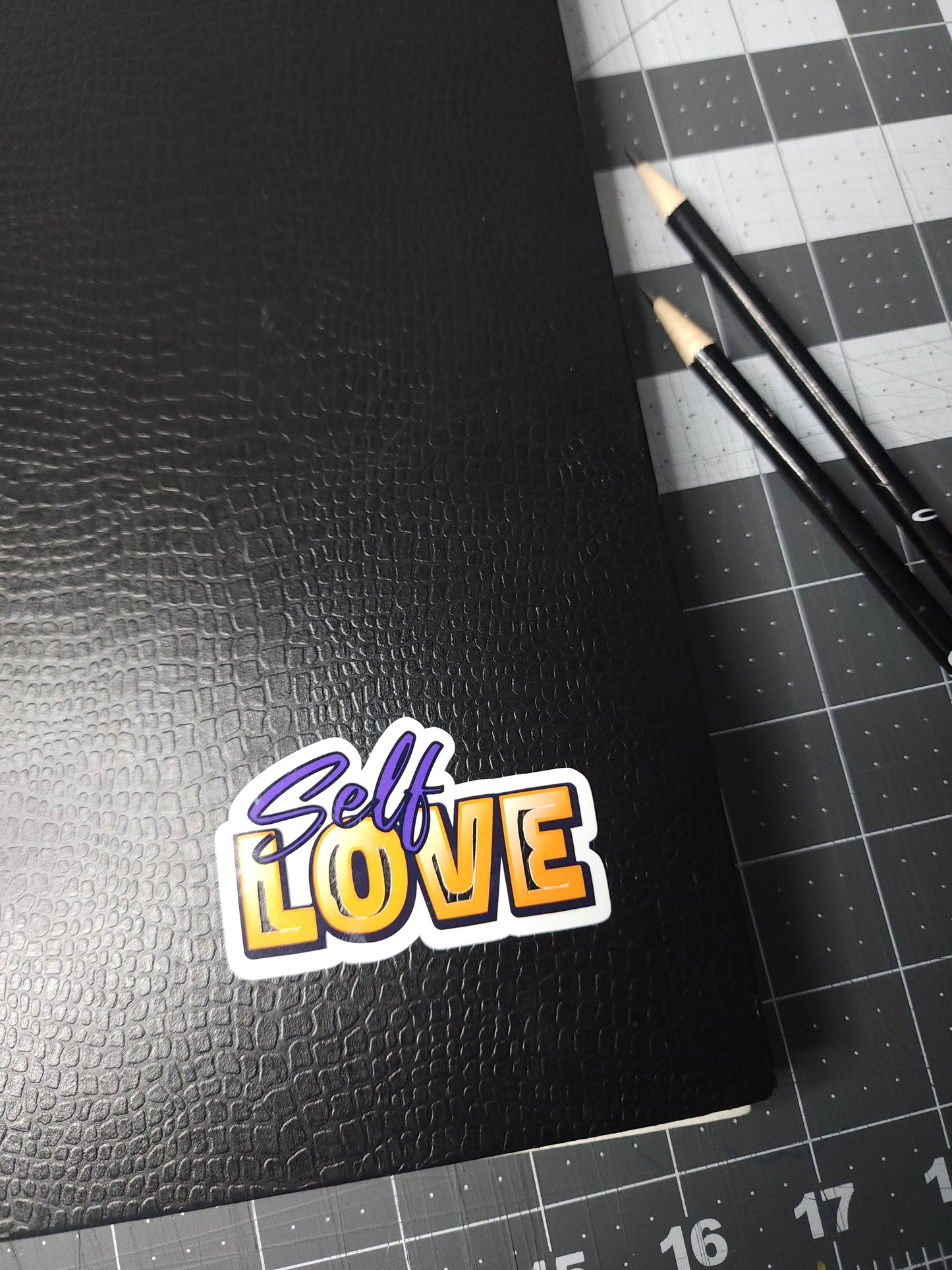 Self Love Vinyl Laptop Stickers