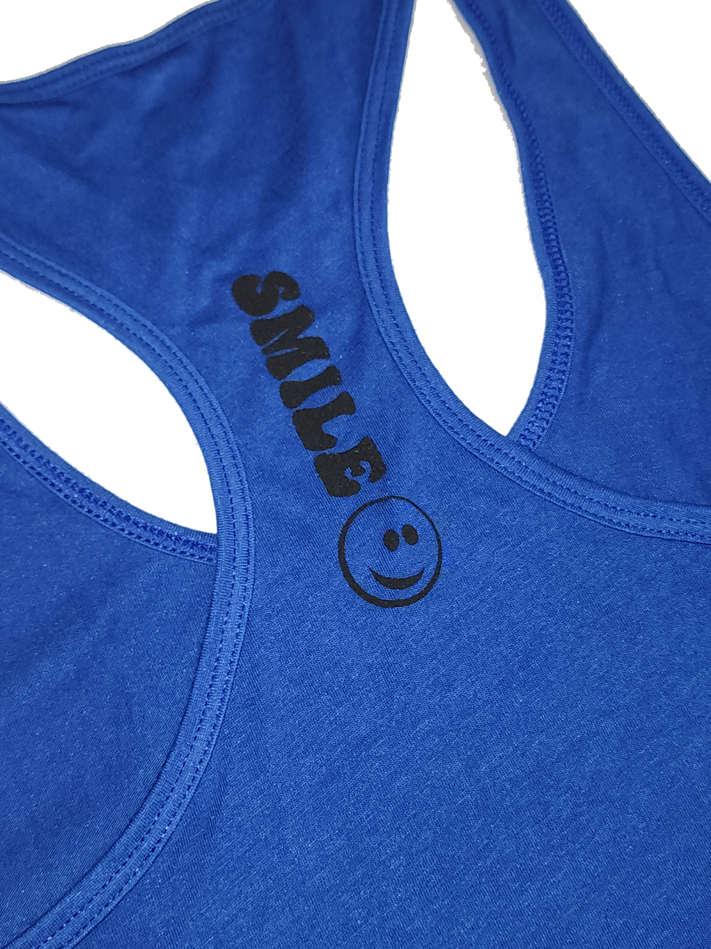 Women's Smile It Suits You Tank Top (Black 3D Vinyl)