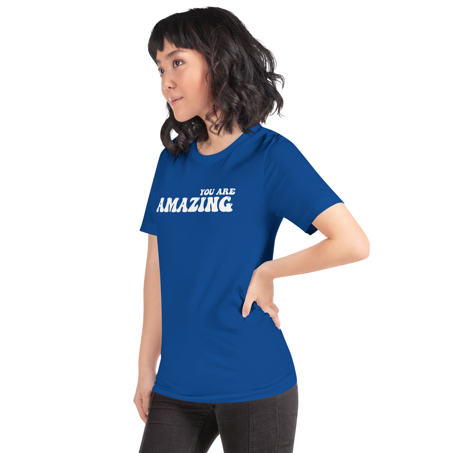 Unisex You Are Amazing Tee (White 3D Vinyl)