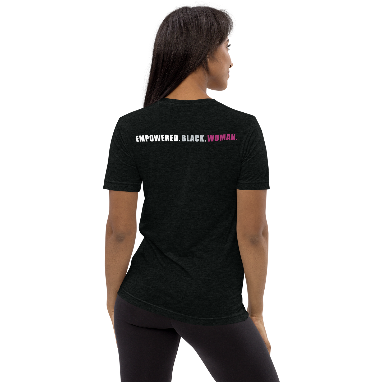 Unisex Unapologetically Empowered Black Woman Tee (Black)