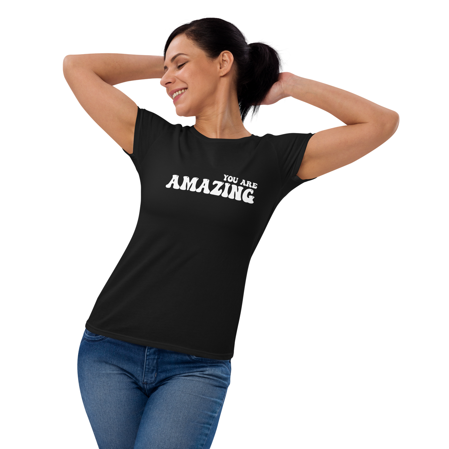 Women's You Are Amazing Tee (White 3D Vinyl)