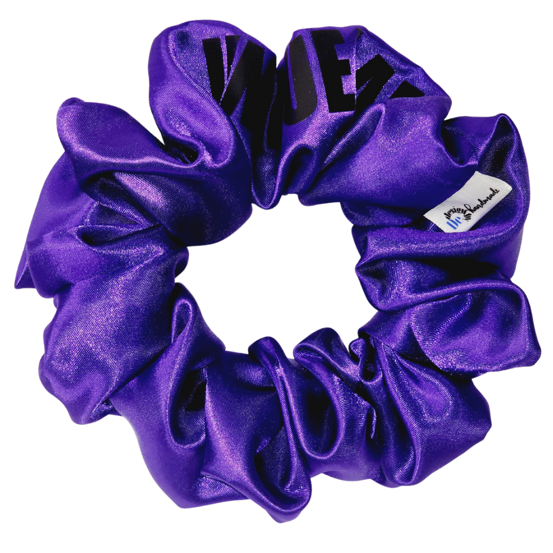 Unique I Am XL Purple Hair Scrunchies