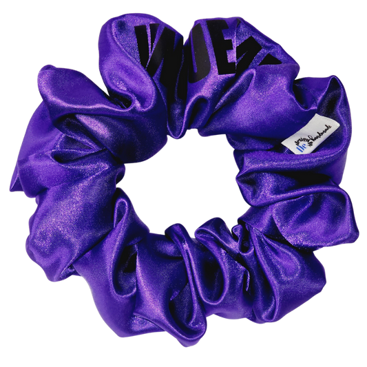 Unique I Am XL Purple Hair Scrunchies